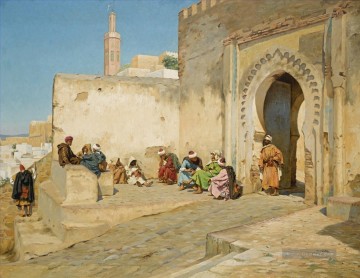  tangiers - Die KASBAH GATE TANGIERS Georges Bretegnier Araber